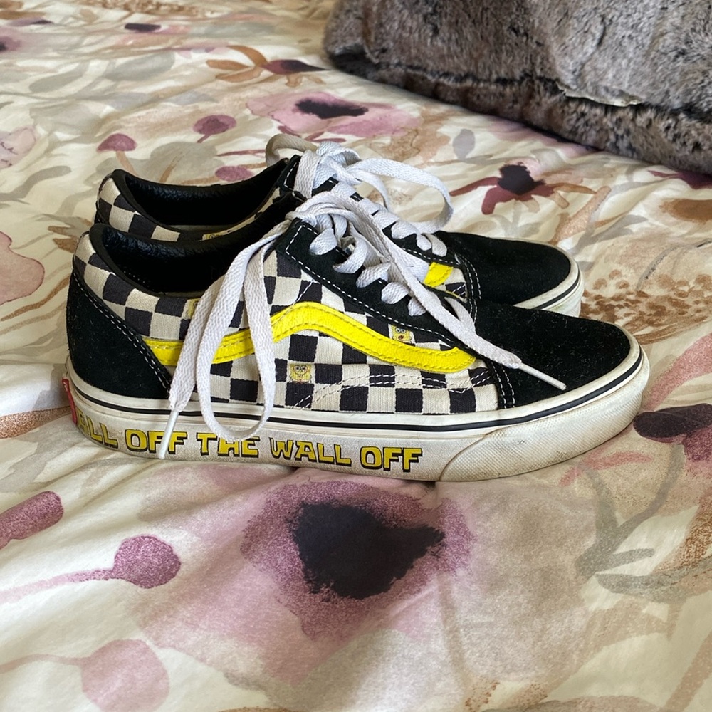 Vans x Nickelodeon Spongebob Off The Wall Checkerboard women’s 6